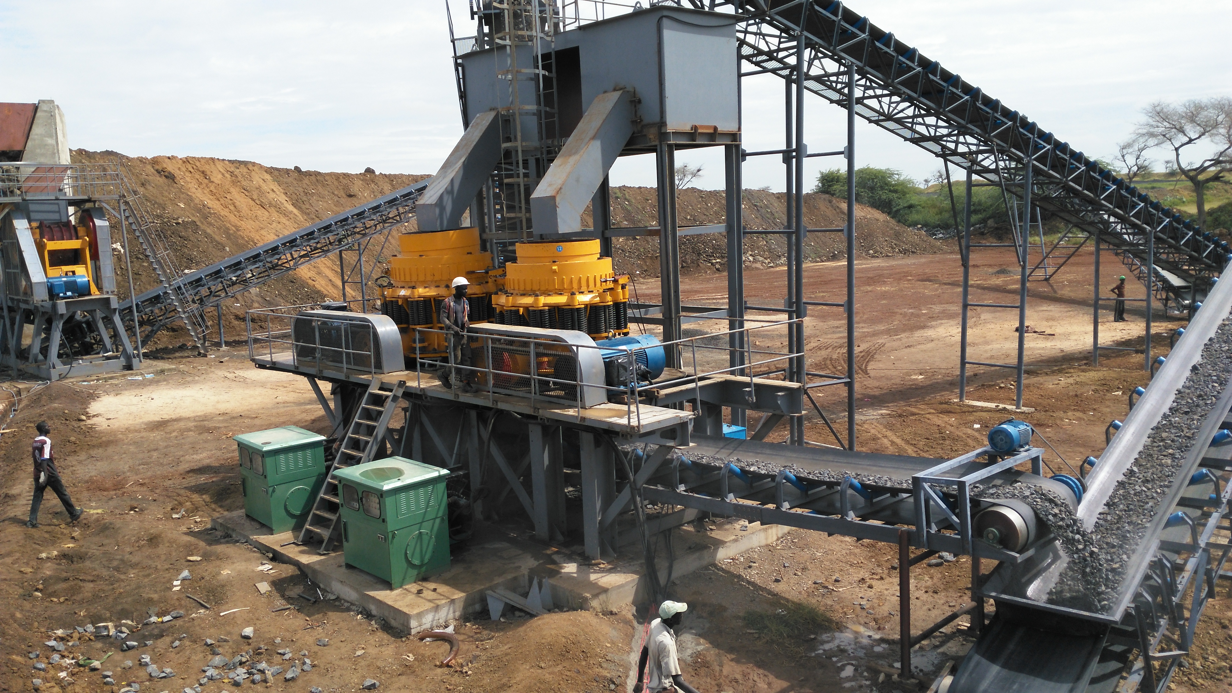 Basalt crushing plant in Senegal